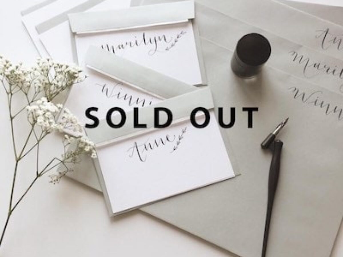 Modern Calligraphy Course For Beginners Thurs 15th July London Uk