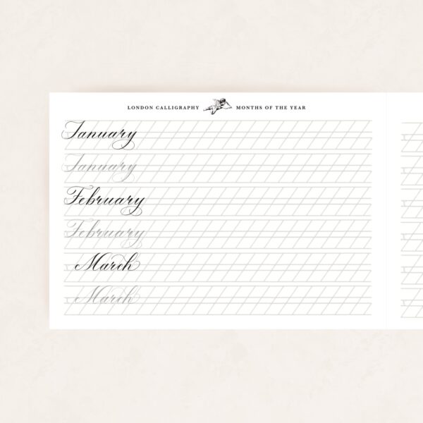 Flourishing Calligraphy, Volume 2: Months of the Year - Image 3
